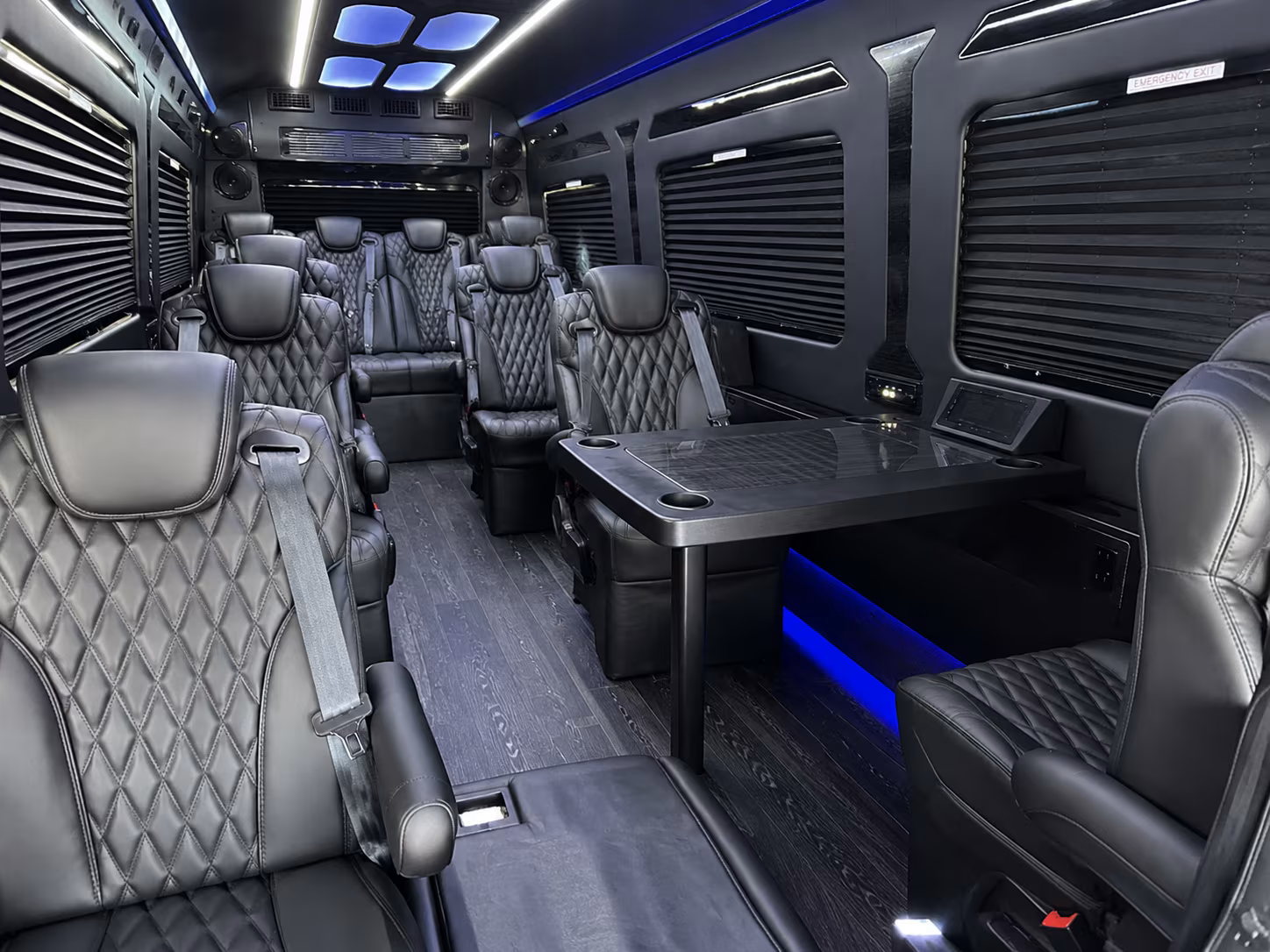 virginia beach 10 passenger sprinter van interior
