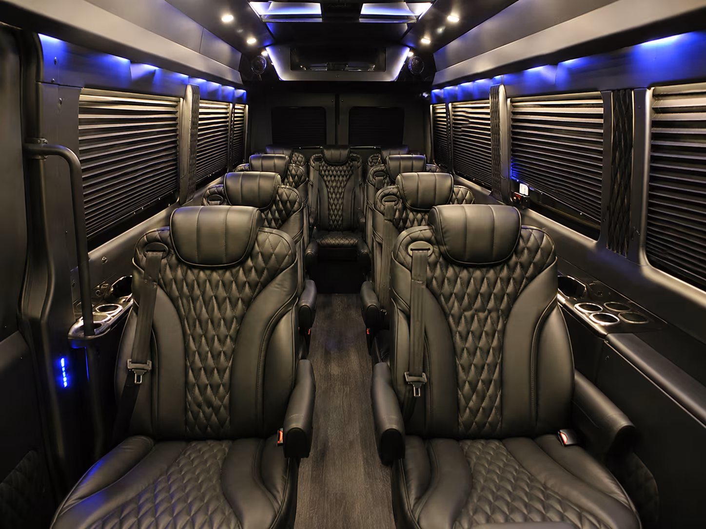 virginia beach 12 passenger sprinter van inside