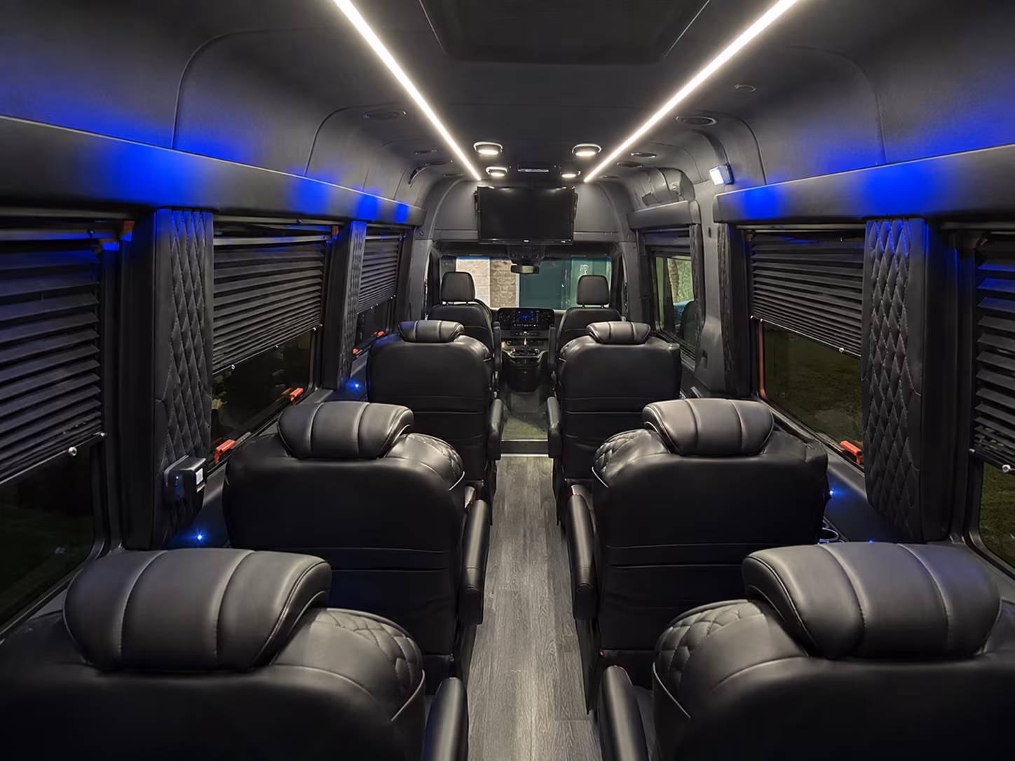 virginia beach 15 passenger sprinter van interior