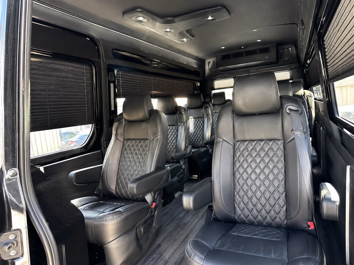 virginia beach 18 passenger sprinter van interior