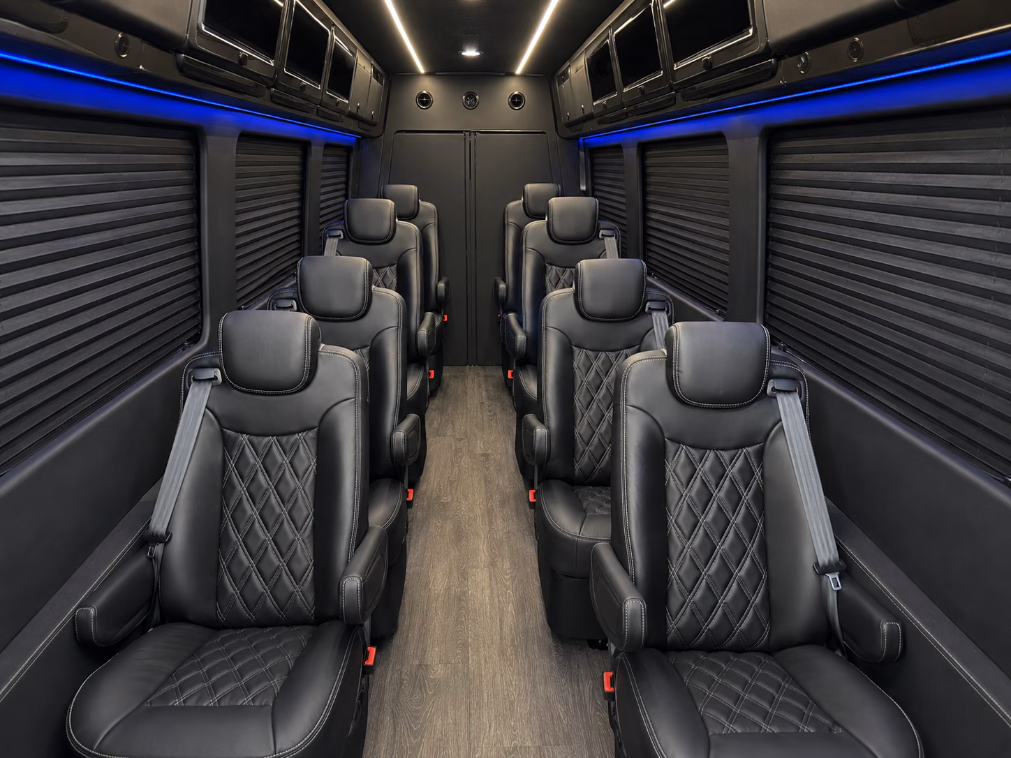 virginia beach 20 passenger sprinter van interior