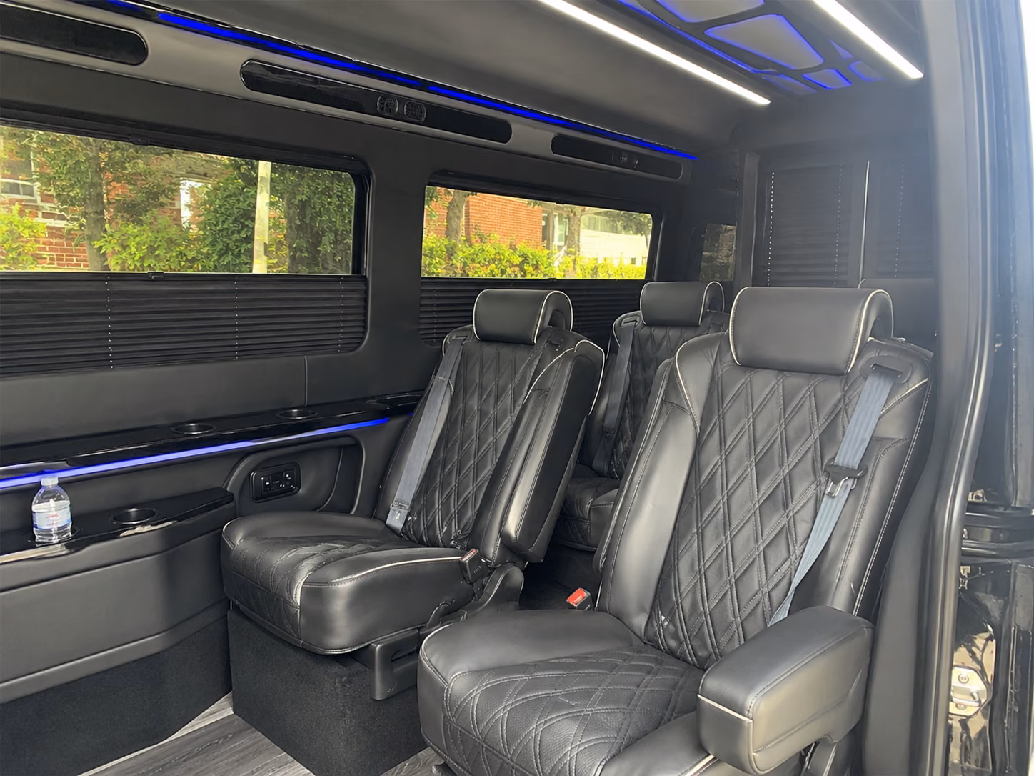 warehouse distribution center and industrial park employee sprinter van shuttles in virginia beach