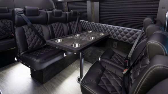 virginia beach 10 passenger sprinter van interior