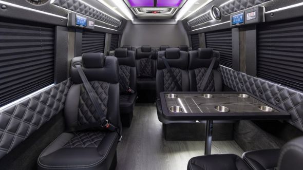 virginia beach 15 passenger sprinter van interior