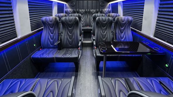 virginia beach 20 passenger sprinter van interior