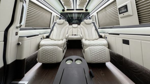 virginia beach 8 passenger sprinter van interior