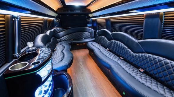 virginia beach sprinter limousine interior